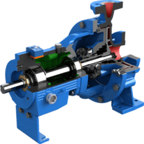Goulds-ICO-Impeller-iframe-process-pump-Cutaway