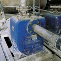 Solids-Handling Pump in operation